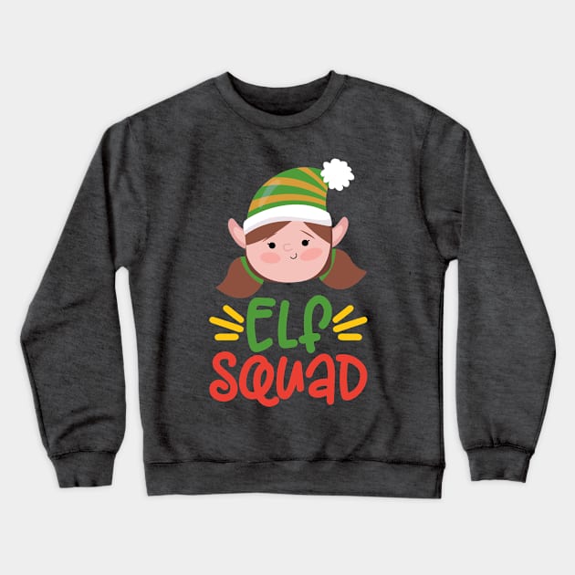 Elf Squad - Funny Christmas Crewneck Sweatshirt by igzine